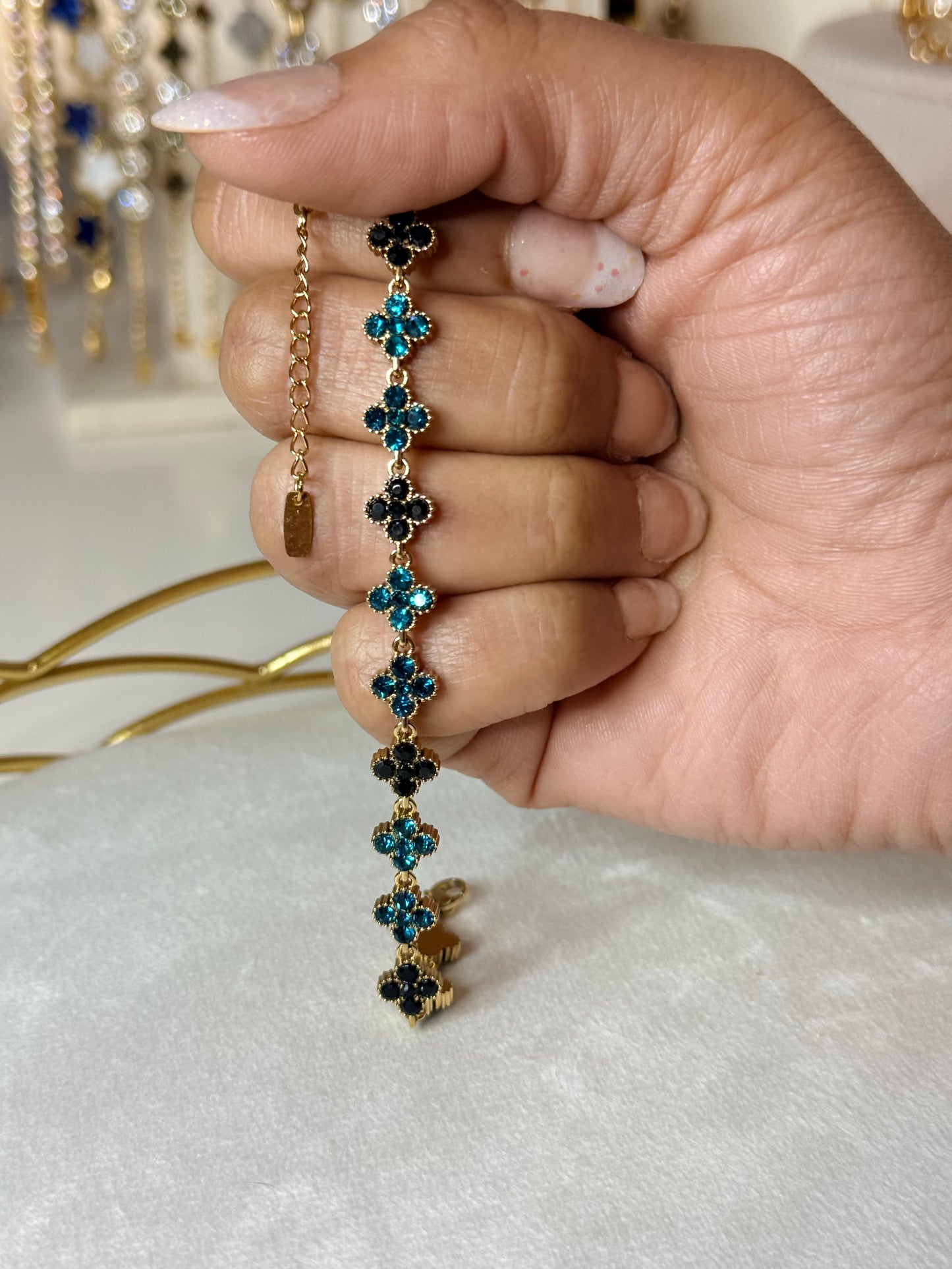 Flowers Turquoise