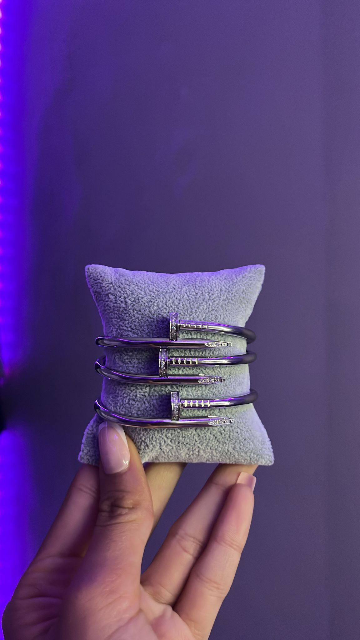 Bracelet Clou couleur Argent