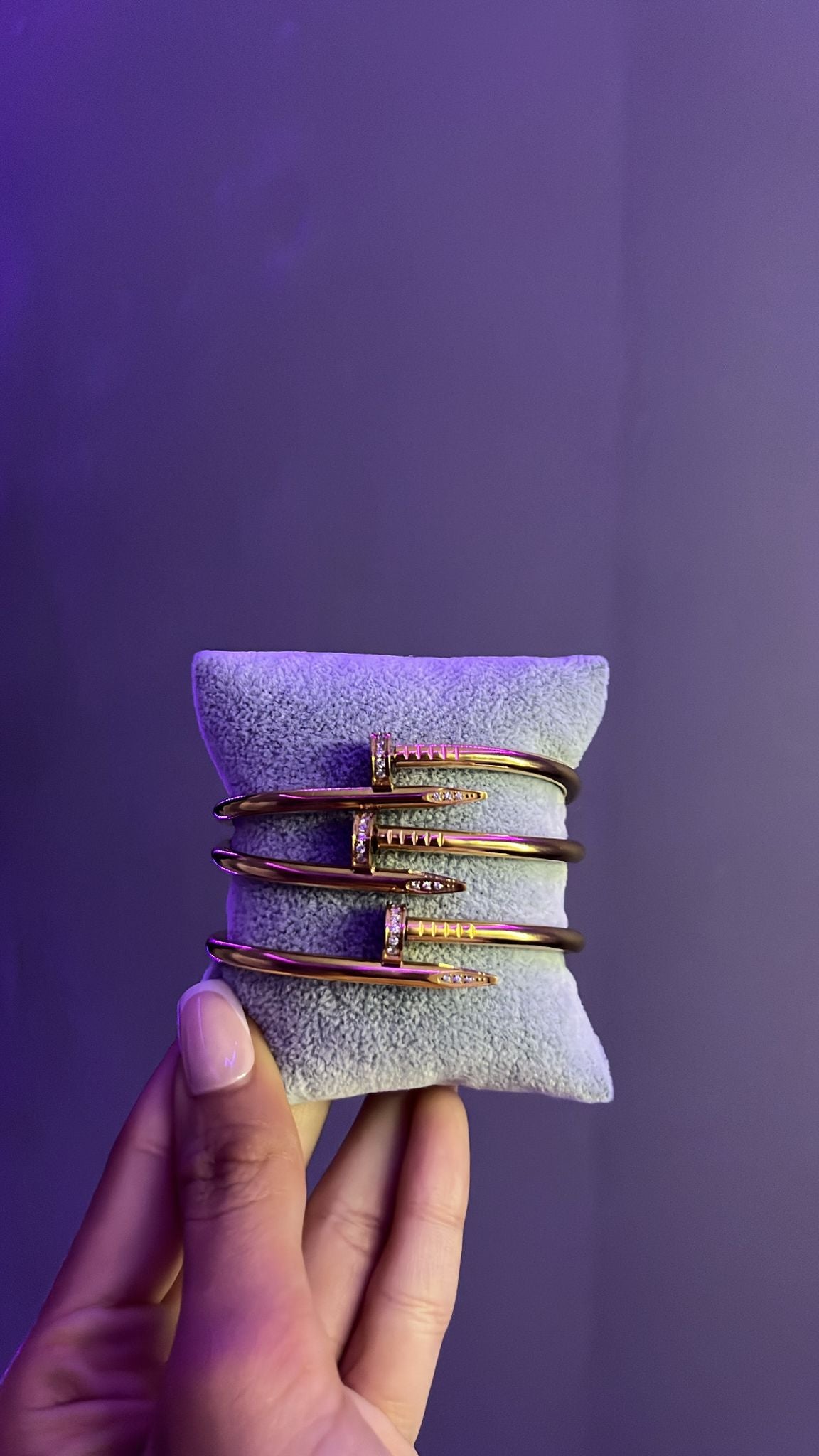 Bracelet Clou couleur Or