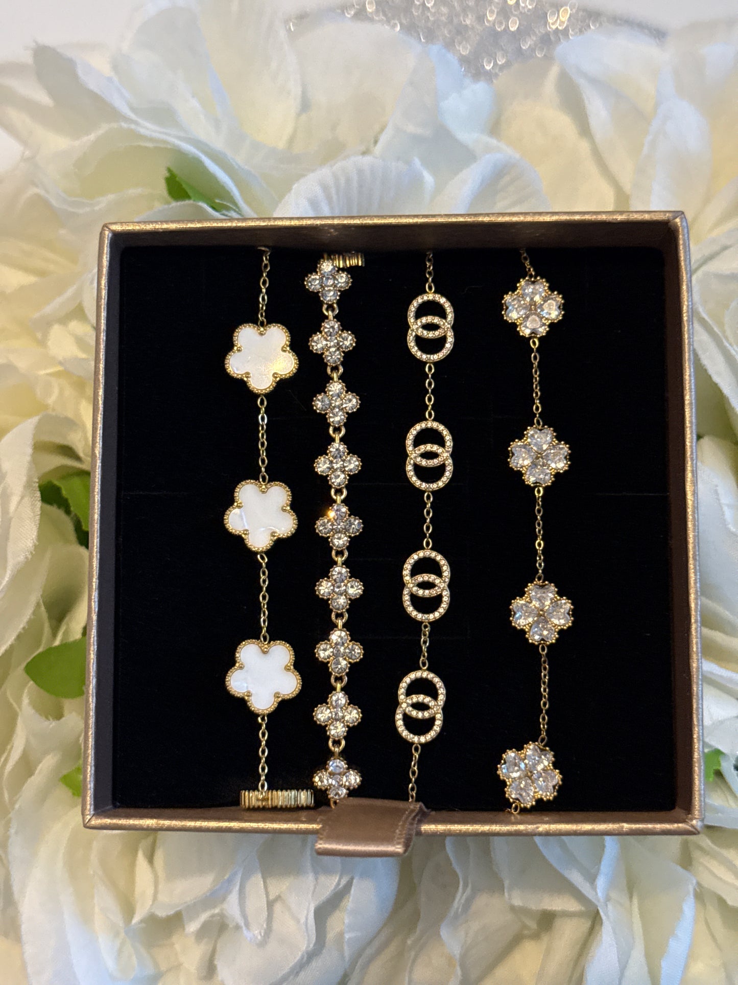 Coffret Champagne Combo de 4 Bracelets ✨✨