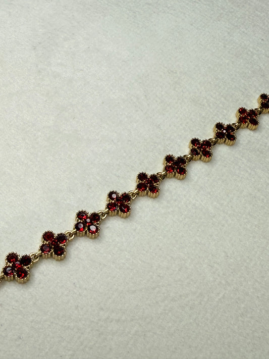 Bracelet Flowers Rouge