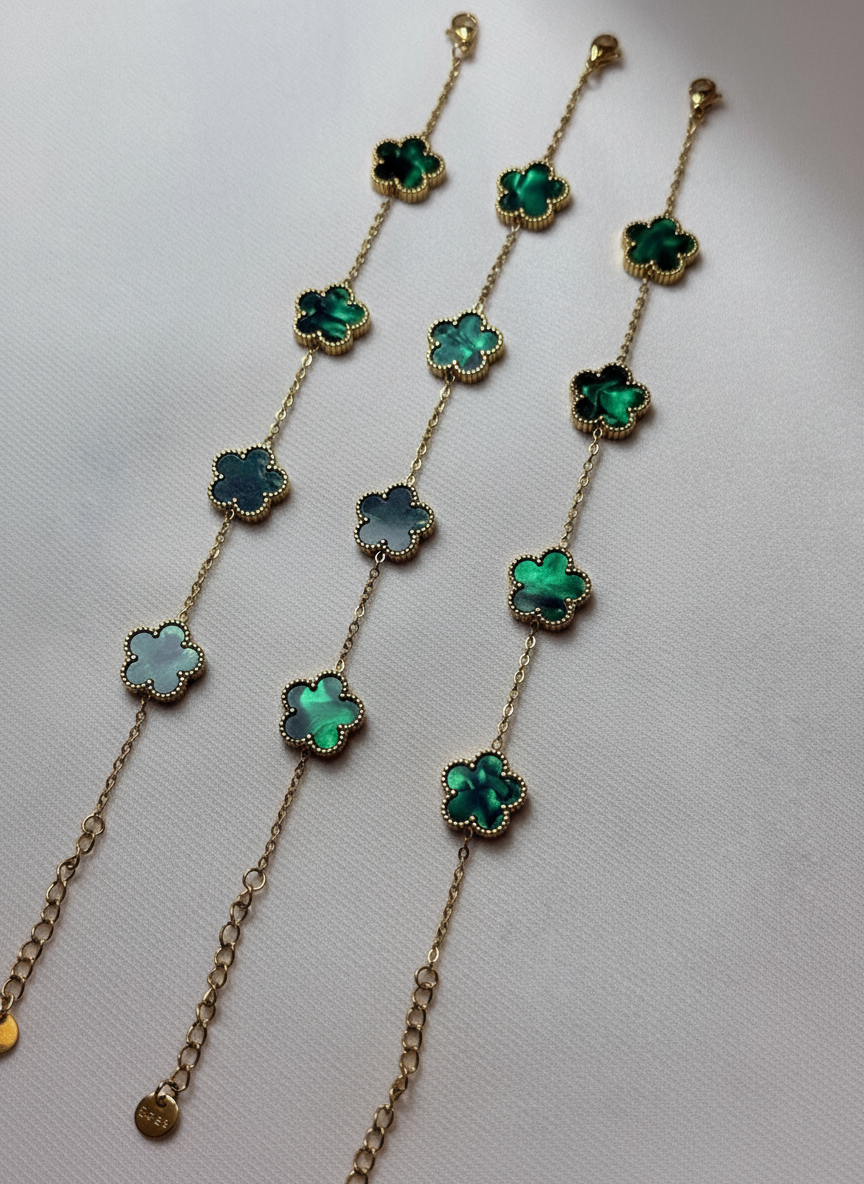 Pétales Vert Émeraude