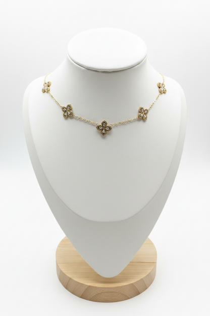 Collier Jasmine Blanc