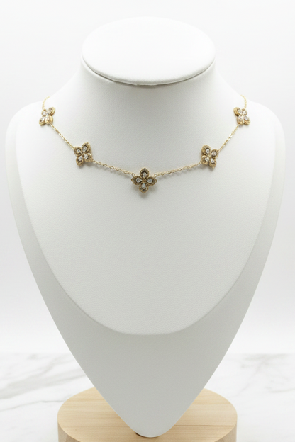 Collier Jasmine Blanc