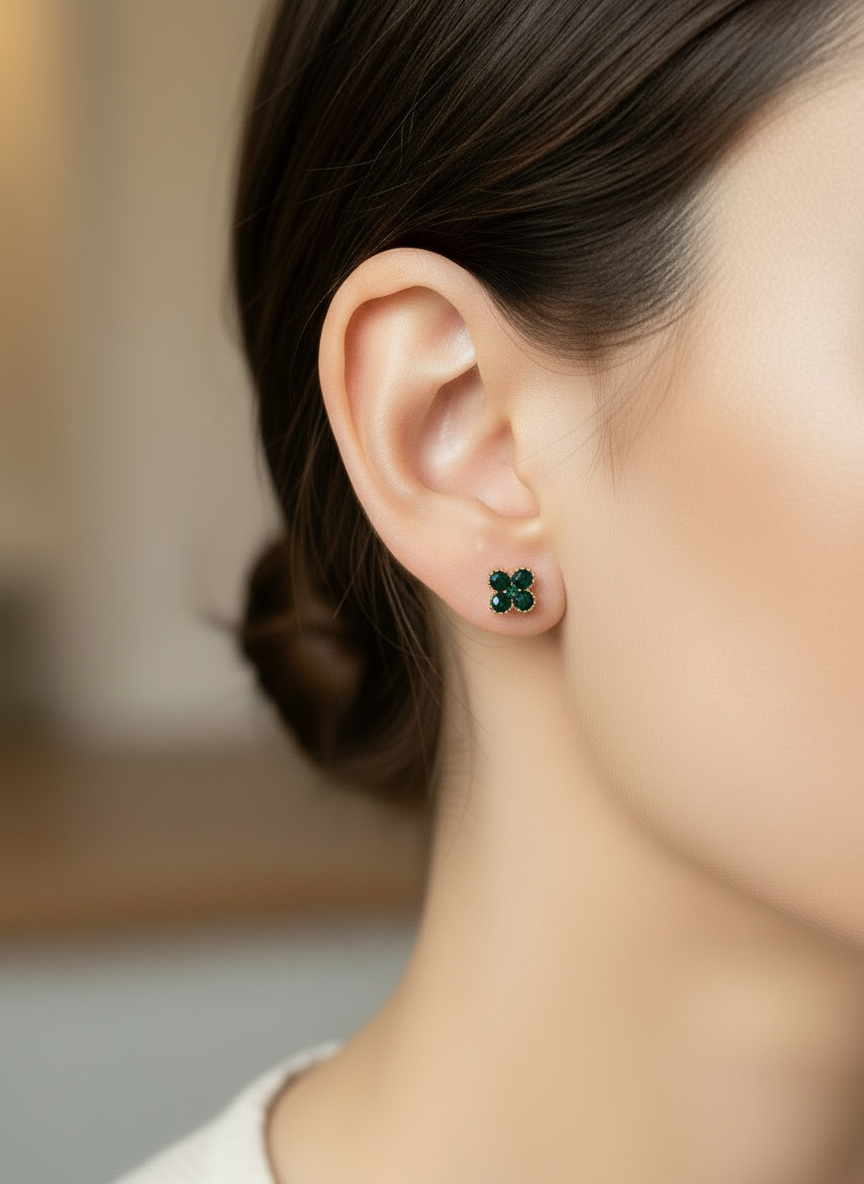 Boucles Flower Green