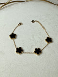 Bracelet Pétales Noir