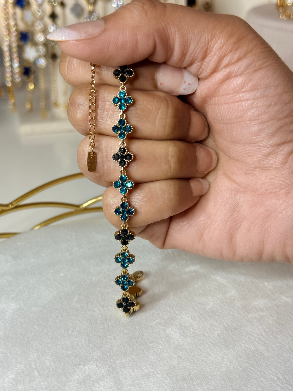 Flowers Turquoise