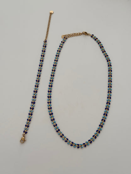 Parure Velvet Azur