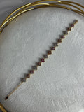 Bracelet Flowers Rose Beige Blanc