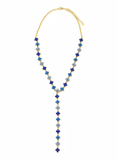 Collier Flowers Blue