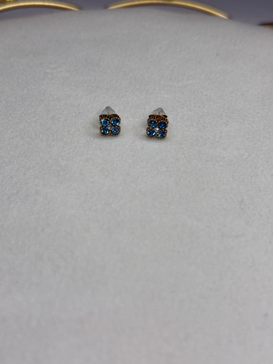 Boucles Flower Bleue Claire