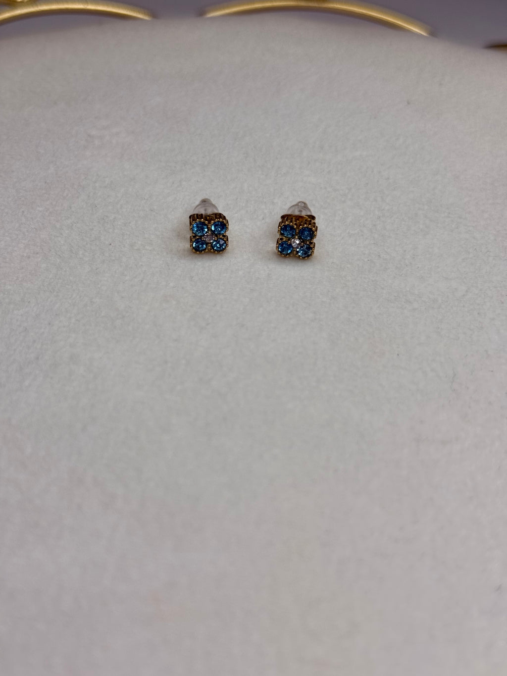 Boucles Flower Bleue Claire