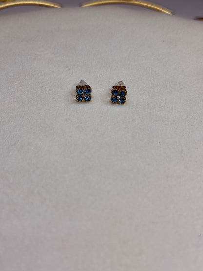 Boucles Flower Bleue Claire