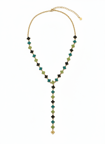 Collier Flowers Green