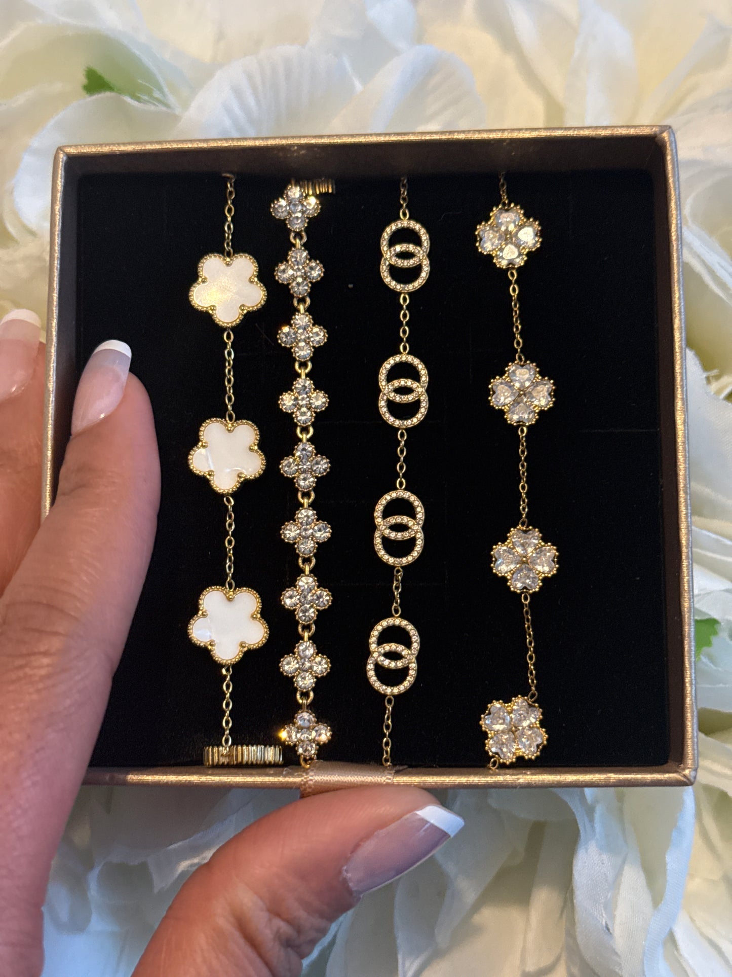 Coffret Champagne Combo de 4 Bracelets ✨✨