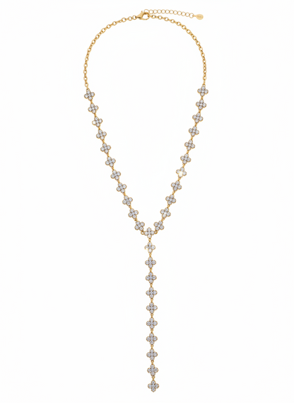 Collier Flowers White