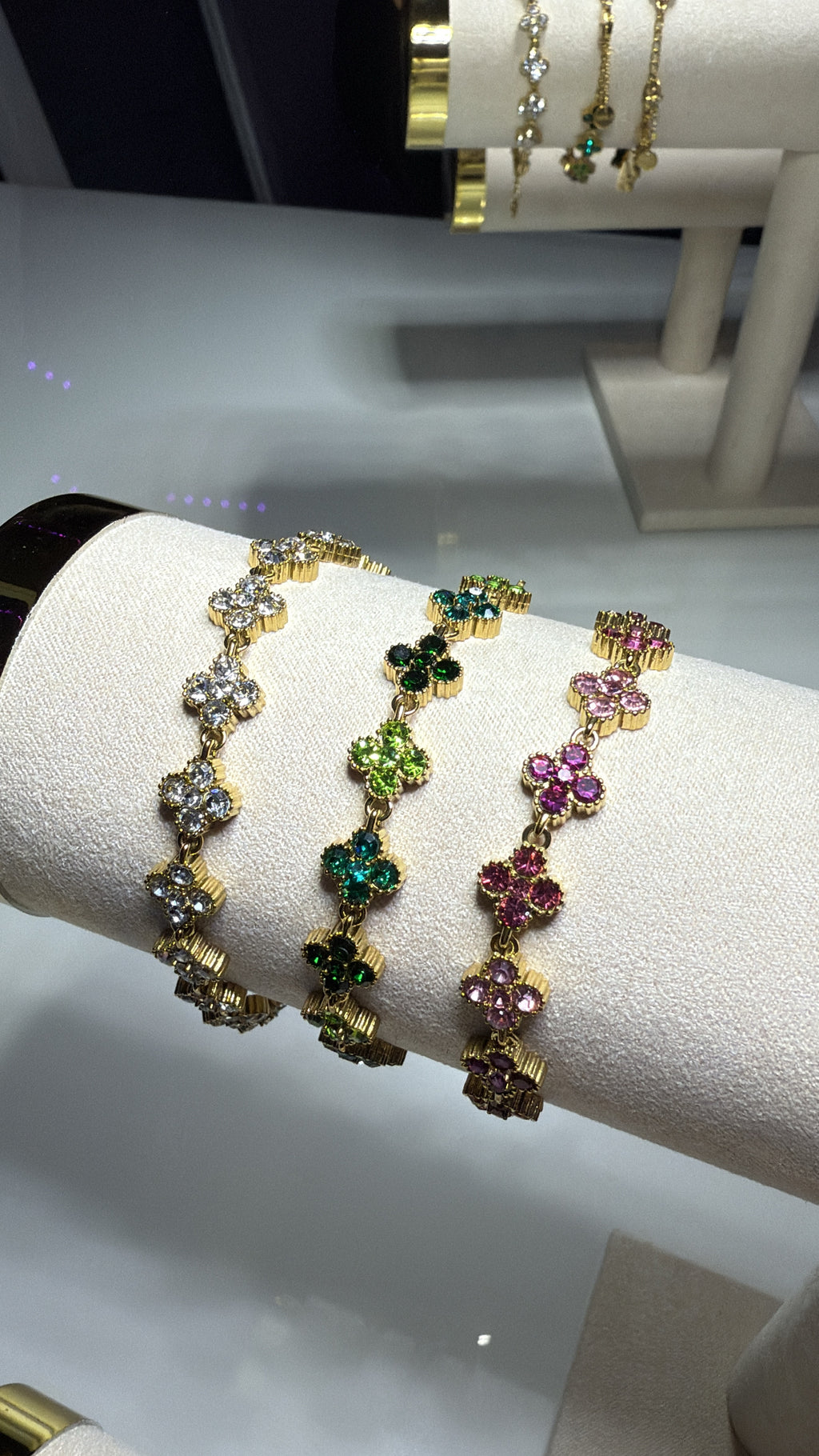 Bracelet Flower White