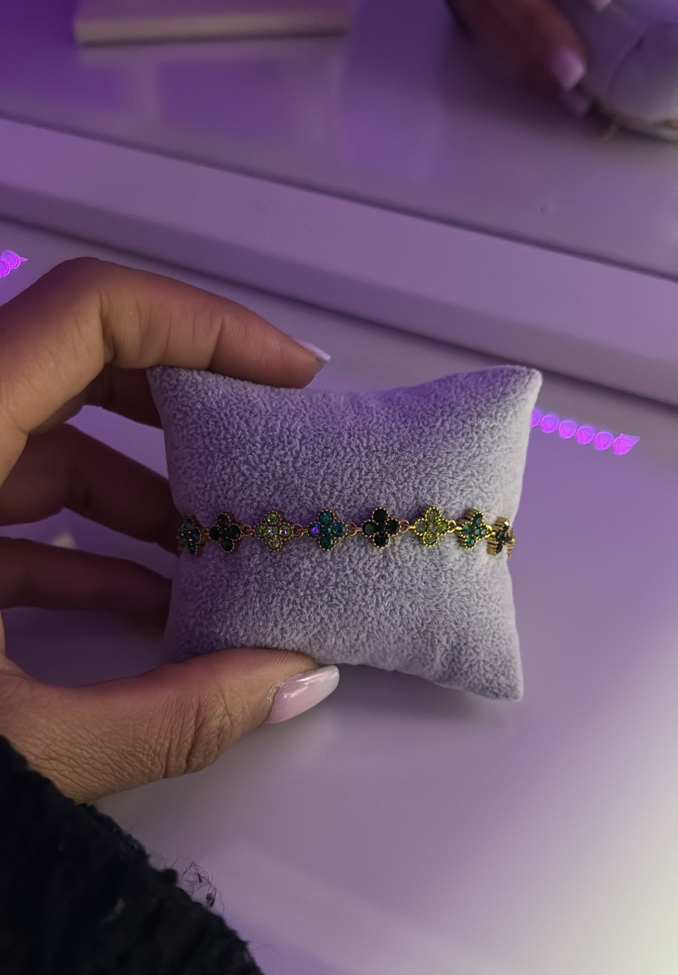 Bracelet Flower Green