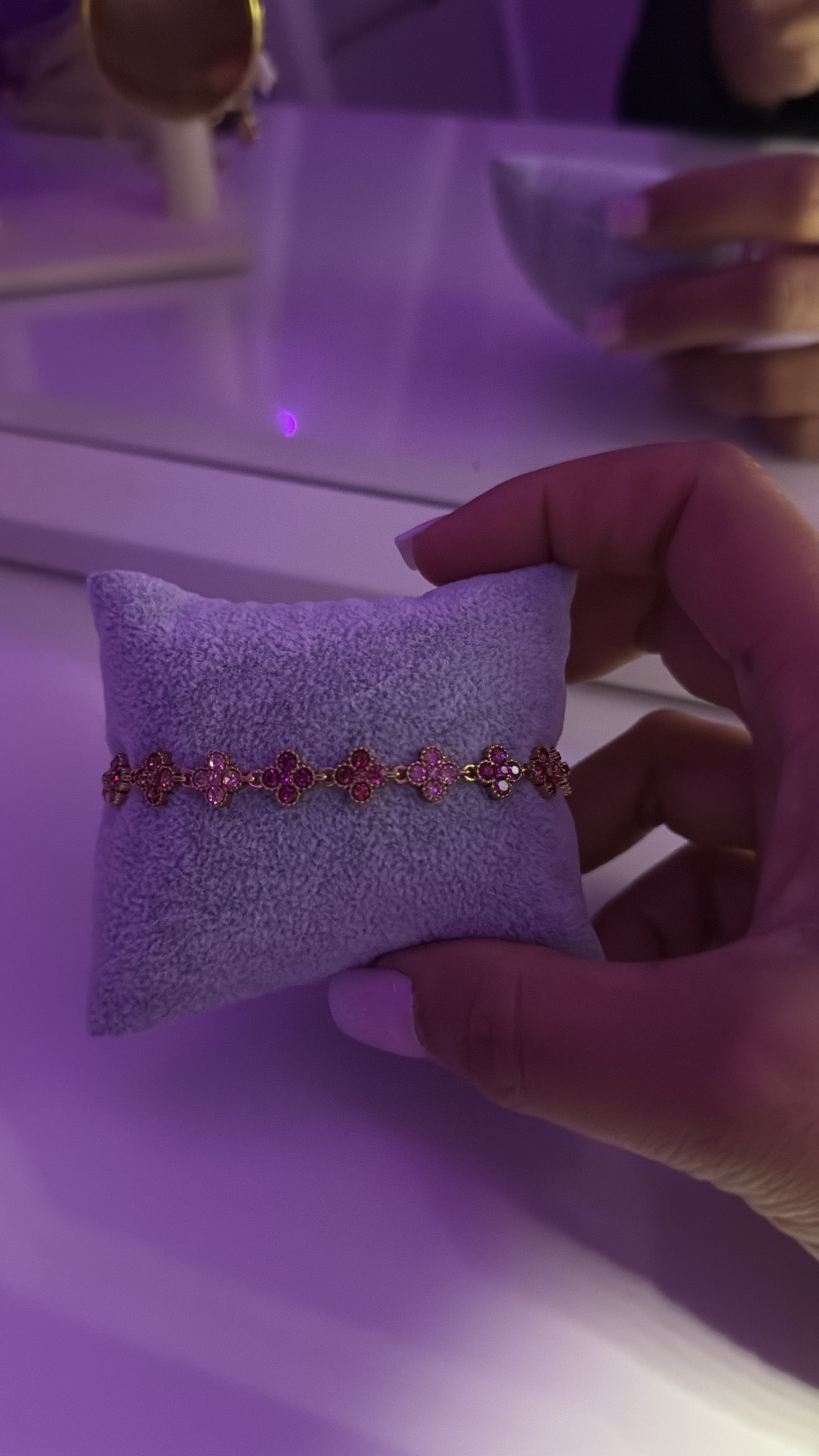 Bracelet Flower Pink