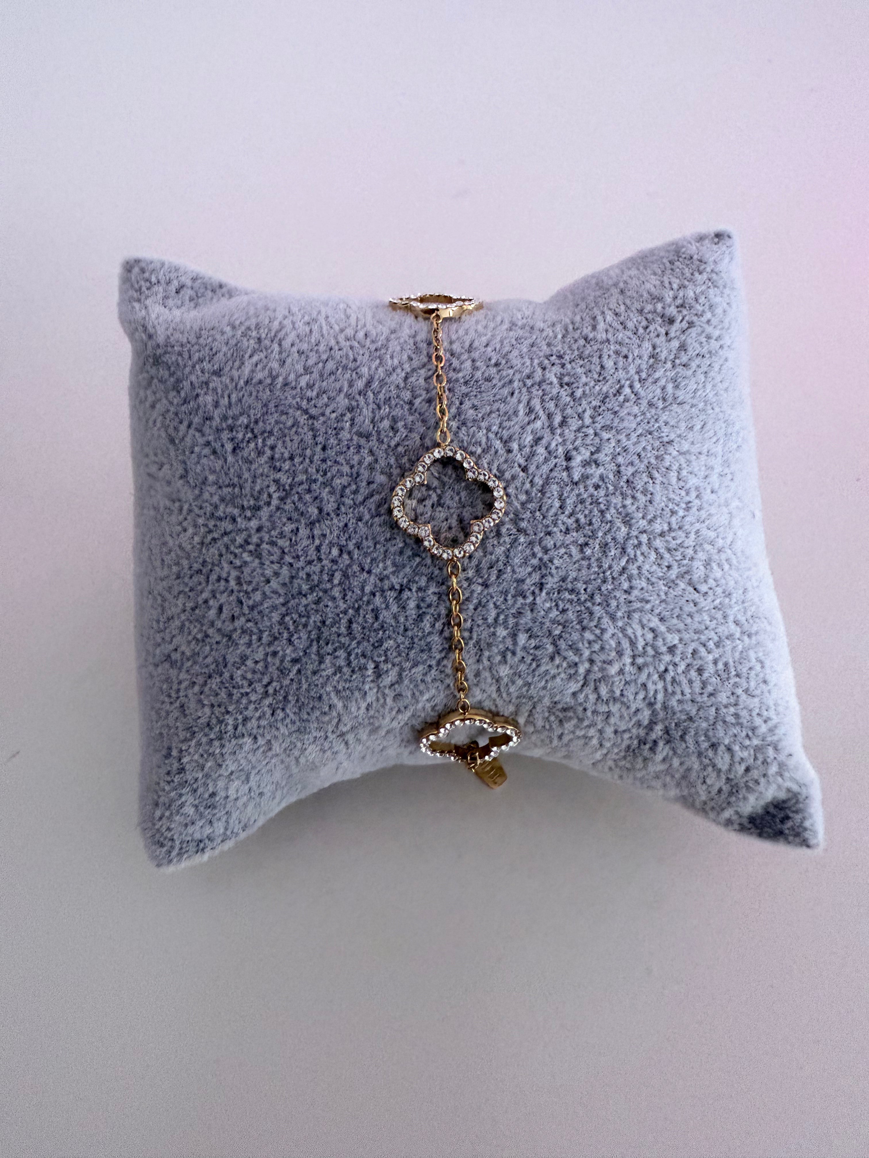 Bracelet Clover Doré