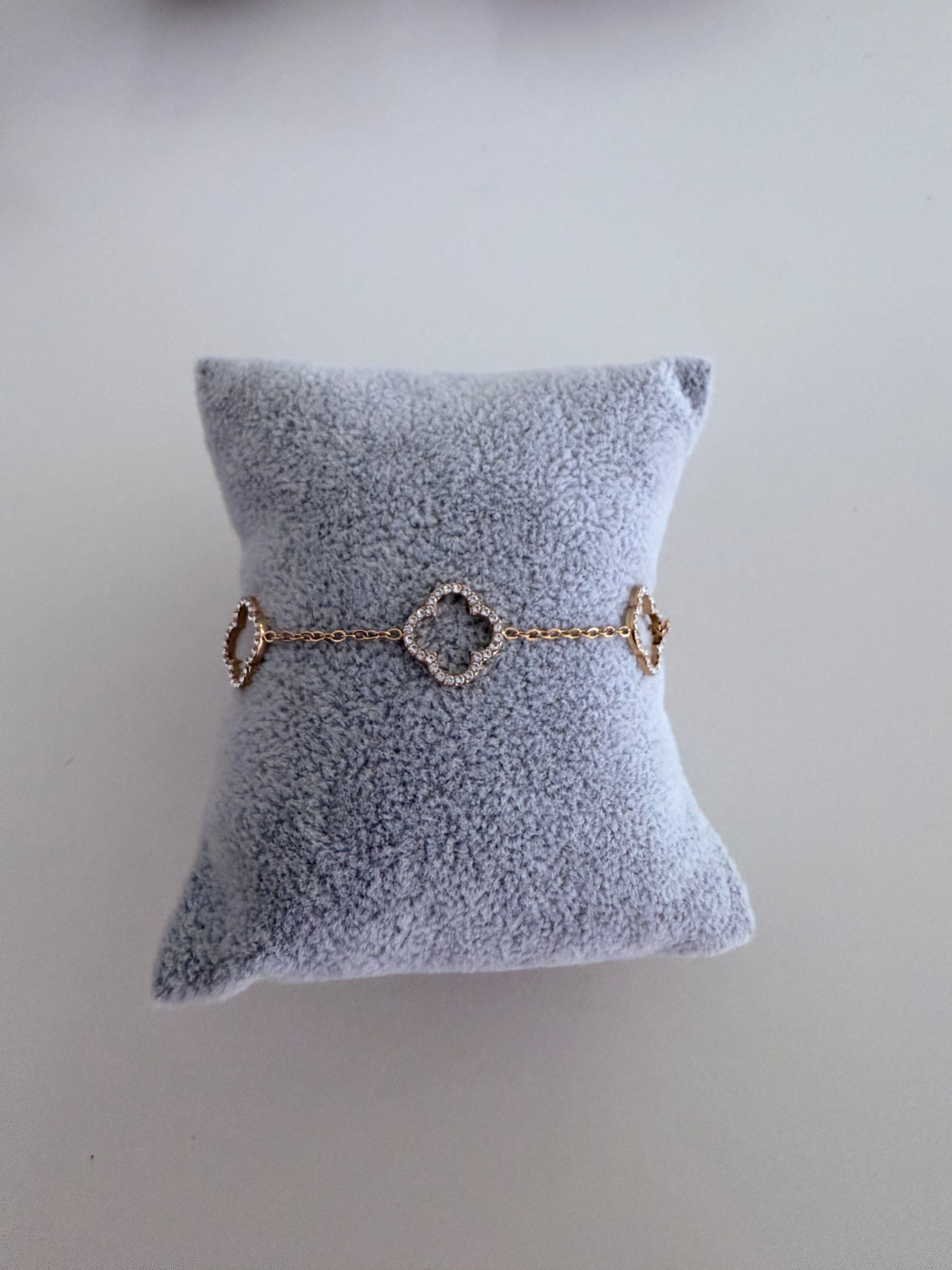 Bracelet Clover Doré