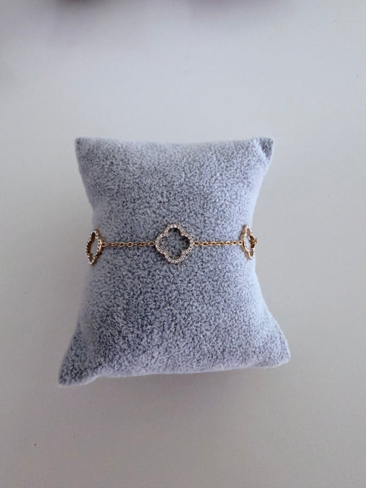 Bracelet Clover Doré